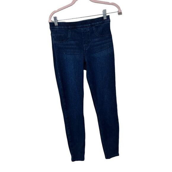 Spanx 5 Pocket High Rise Soft Knit Fabric Jean-Ish Ankle Leggings Blue Size S/P - Picture 1 of 12